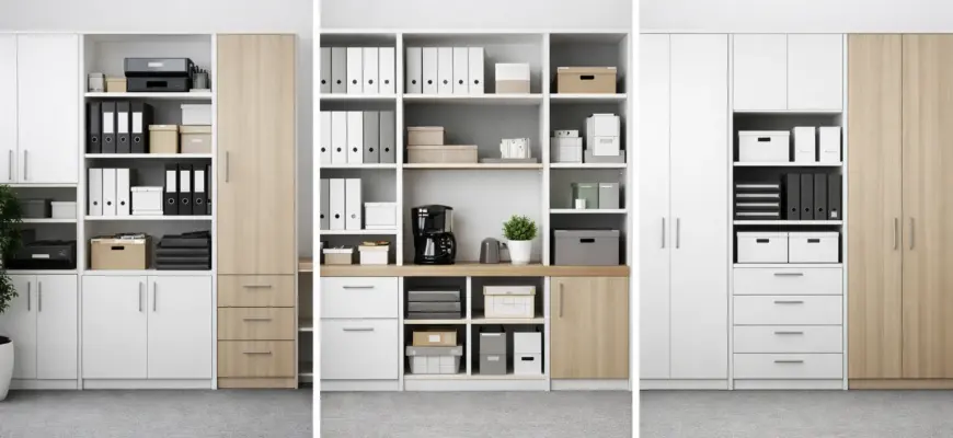 Эргономичные шкафы для офиса: оптимизация пространства за 3 шага
